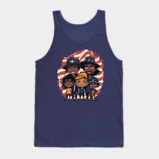 Patriotic American Family Tank Top